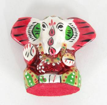 Handcraft Red Coloured Lord Ganesha For Home Decor 4