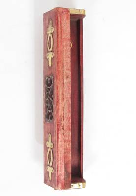 Handcraft Incanse Stick Wodden Box Red Coloured Fine Work For Home Use 2