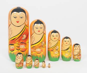 Handcraft Buddha Box Multicolour Fine Work For Home Decor 1