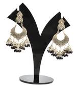 Silver Oxidized Afghani Tribal Dangle Light Weight Jhumki Earrings For Women And Girls