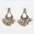 Silver Oxidized Afghani Tribal Dangle Light Weight Jhumki Earrings For Women And Girls