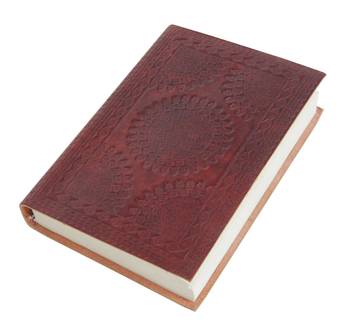 Handicrafted Paper Diary Maroon Coloured For Home Use 2
