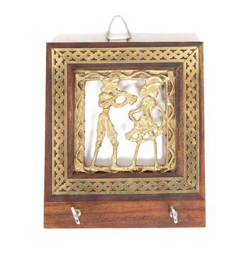 Handcraft Wall Key Holder Brown Coloured For Home Decor 1