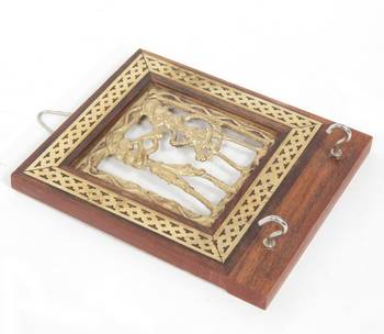 Handcraft Wall Key Holder Brown Coloured For Home Decor 3