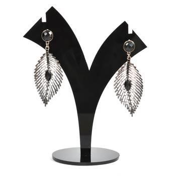 Silver Oxidized Afghani Tribal Dangle Light Weight Earrings For Women And Girls 1