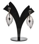 Silver Oxidized Afghani Tribal Dangle Light Weight Earrings For Women And Girls