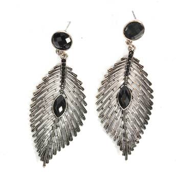 Silver Oxidized Afghani Tribal Dangle Light Weight Earrings For Women And Girls 2