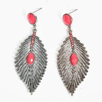 Silver Oxidized Afghani Tribal Dangle Light Weight Earrings For Women And Girls 2