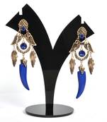 Silver Oxidized Afghani Tribal Dangle Light Weight Earrings For Women And Girls