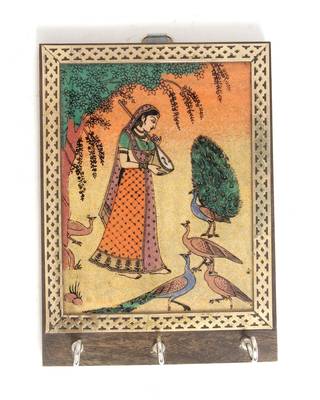 Handcraft Wooden Key Holder Brown Coloured For Home Decor 1