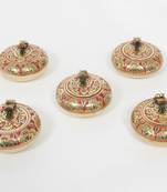 Handcraft Folding Ash Tray Golden Coloured For Home Use