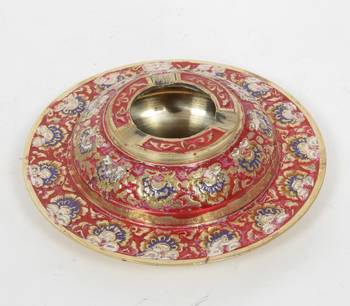 Handcraft  Ash Tray Multi  Coloured For Home Use 2