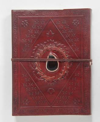 Handicrafted Paper Diary Maroon Coloured For Home Use 1