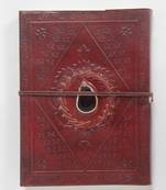 Handicrafted Paper Diary Maroon Coloured For Home Use