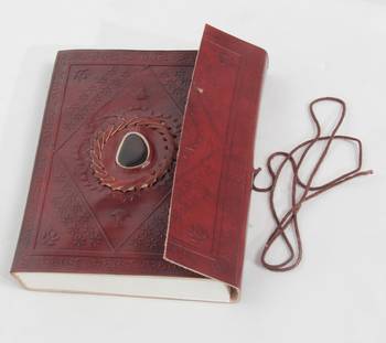 Handicrafted Paper Diary Maroon Coloured For Home Use 4