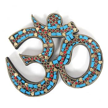 Handcraft ॐ Om Statue multicolored For Home Decor 1