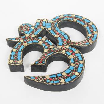 Handcraft ॐ Om Statue multicolored For Home Decor 2