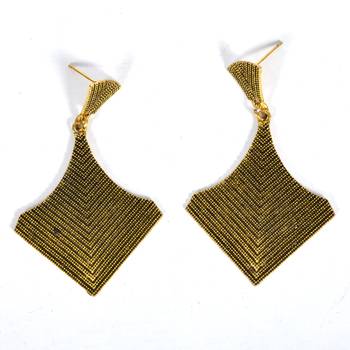 Silver Oxidized Afghani Tribal Dangle Light Weight Earrings For Women And Girls 2