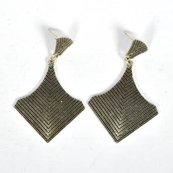 Silver Oxidized Afghani Tribal Dangle Light Weight Earrings For Women And Girls 2