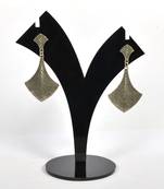 Silver Oxidized Afghani Tribal Dangle Light Weight Earrings For Women And Girls