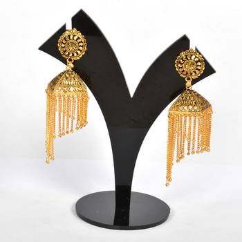 Silver Oxidized Afghani Tribal Dangle Light Weight Jhumki Earrings For Women And Girls 1