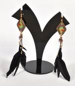 Traditional And Elegant Feather Earrings For Women And Girls
