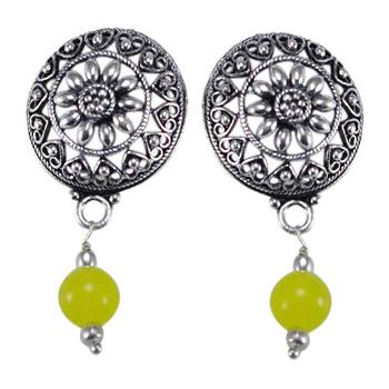 Yellow Quartz   Earrings 1