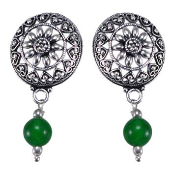 Green Quartz   Earrings 1
