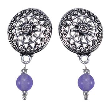 Purple Quartz   Earrings 1