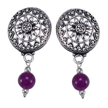 Purple Quartz   Earrings 1