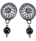 Grey Crystal Earrings