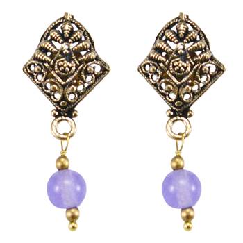 Purple Quartz   Earrings 1