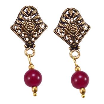 Pink Quartz   Earrings 1