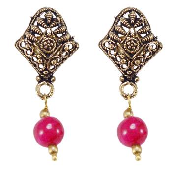 Pink Quartz   Earrings 1