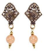 Orange Quartz   Earrings