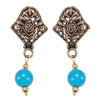 Blue Quartz   Earrings 1