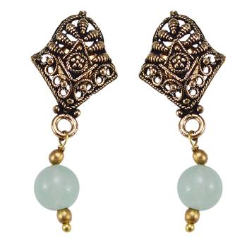 Green Quartz   Earrings 1