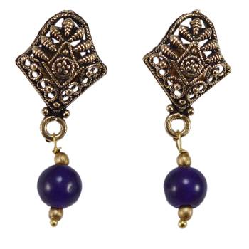 Purple Amethyst   Earrings 1