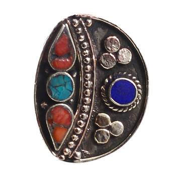 Multicolor turquoise rings 1