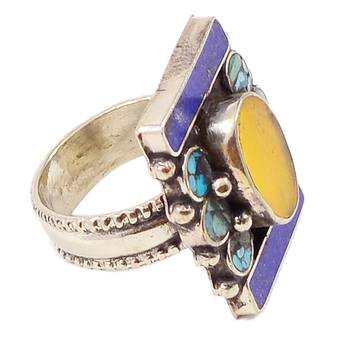 Multicolor turquoise rings 2