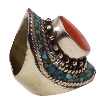 Multicolor turquoise rings 2