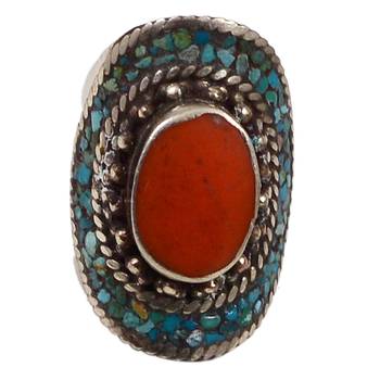 Multicolor turquoise rings 1
