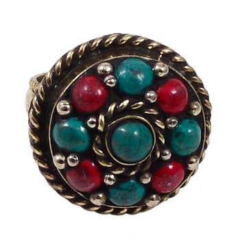 Multicolor Turquoise Rings 1