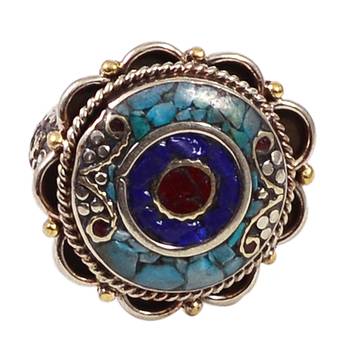 Multicolor Turquoise Rings 1