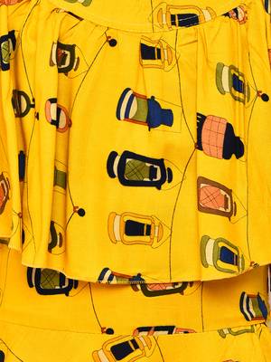 Yellow Cotton Dress 3