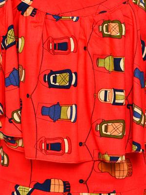 Red Cotton Dress 3