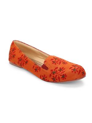 Women Ethnic Desert Sand Block Moccasins Shoes 1