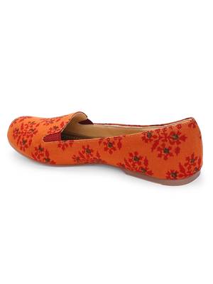 Women Ethnic Desert Sand Block Moccasins Shoes 2