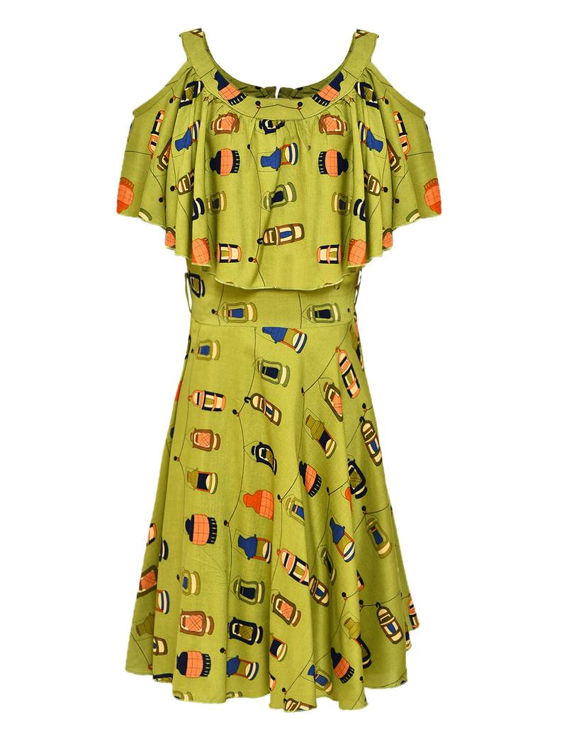 Green Cotton Dress