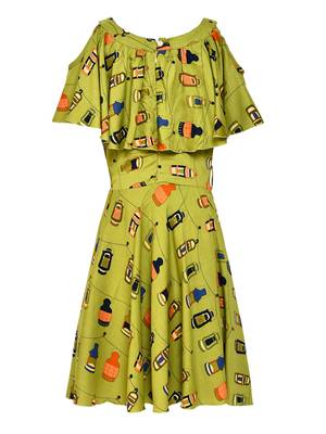 Green Cotton Dress 2